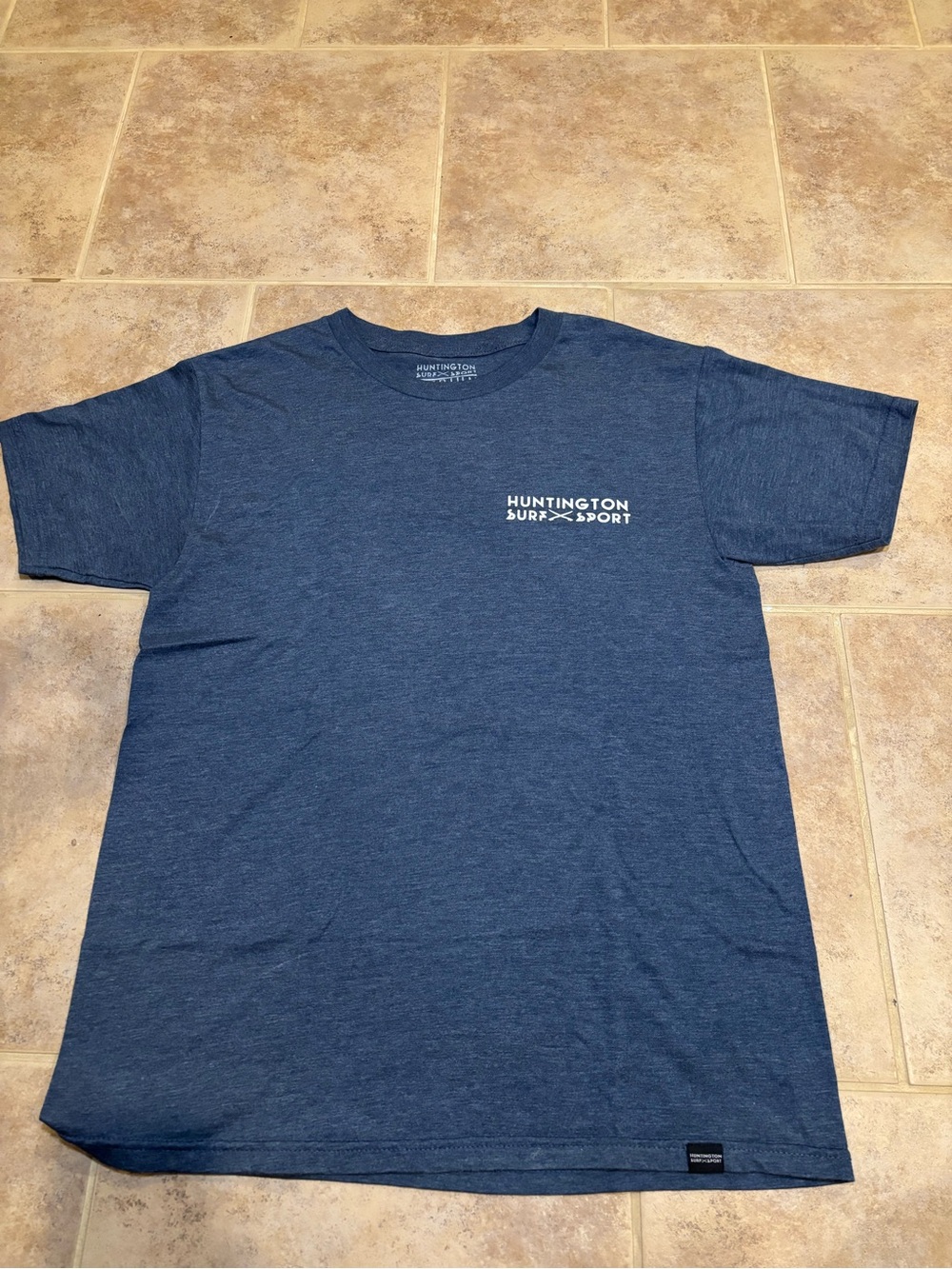 Huntington Beach Surf Shop Heather Blue Short Sleeve Tee Men’s Medium